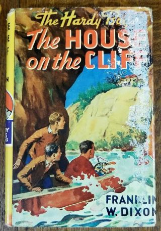 1927 Hardy Boys " The House On The Cliff " W/dj Dust Jacket