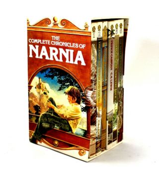 The Complete Chronicles Of Narnia By C.  S.  Lewis X6 Book Vintage Box Set - O11
