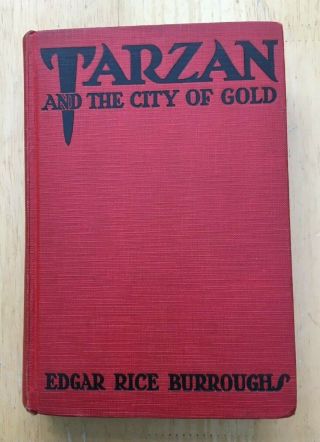 Tarzan And The City Of Gold 1933 Hardback