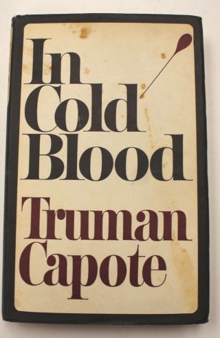 Vintage In Cold Blood By Truman Capote 1967 Hardback Book - A07