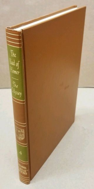 Britannica Great Books 1952 The Iliad Of Homer/the Odyssey Vol.  4