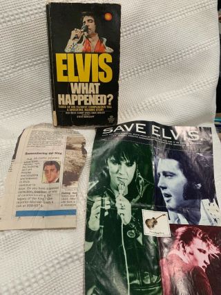 Elvis What Happened - Book By Three Bodyguards - 1977 Elvis Presley
