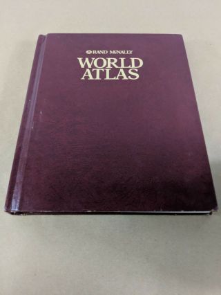 H5 Rand Mcnally World Atlas,  Second Revised Edition,  1995