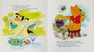 Disney ' s Elegant Book of Manners Vincent Jefferds 1985 1st/ 1st HcDj 7