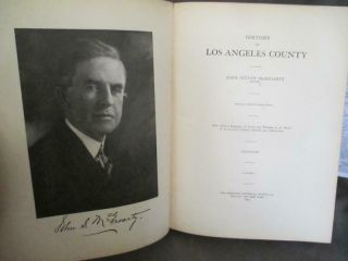 1923 History Of Los Angeles County Volume 1 John Mcgroarty Ch9