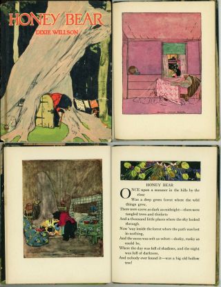 Honey Bear Dixie Willson Maginel Wright Barney Illus.  1923 1st Ed.  Algonquin