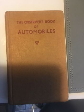 The Observers Book Of Automobiles 1956