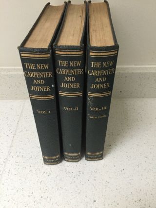 The Carpenter And Joiner Books Vols.  1 - 3
