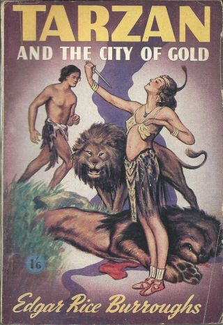 Tarzan And The City Of Gold Edgar Rice Burroughs Mark Goulden Wh Allen 1950s Pb