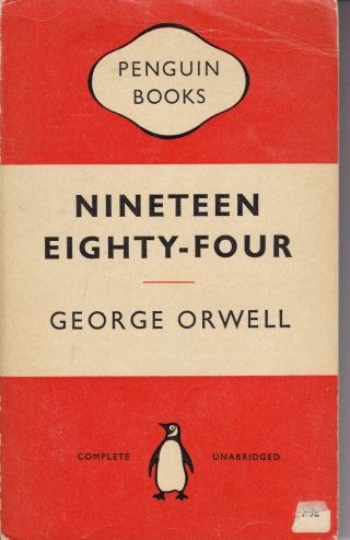 Nineteen Eighty - Four 1984 George Orwell Vintage Penguin Pb 1959