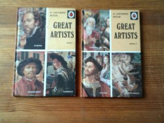 2 Ladybird Books : Great Artists - Series 701 Vintage - Book 1 And 2