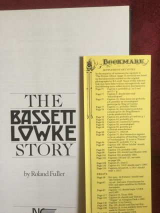 THE BASSETT LOWKE STORY - Fuller,  Roland. 2