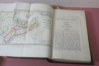 History of Nova Scotia by R.  Montgomery Martin,  1837,  includes colour maps 4