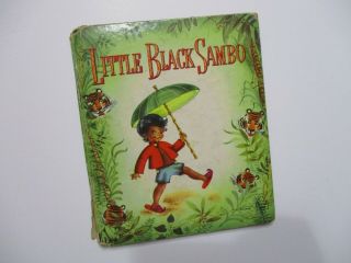 Little Black Sambo 1950 Whitman Tell - A - Tales Book