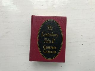 Del Prado Miniature Book Classics - The Canterbury Tales Ii - Geoffrey Chaucer
