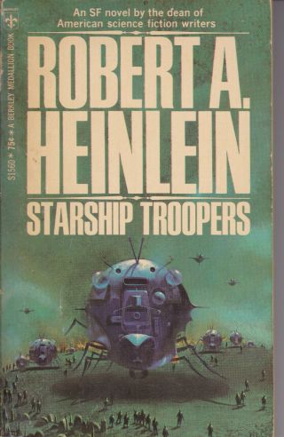 Starship Troopers By Robert A.  Heinlein Berkley Paperback 1969