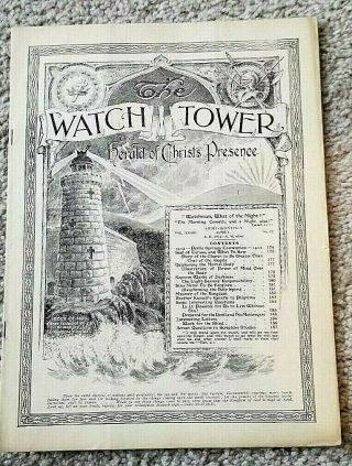6 - 1 - 1912 The Watchtower And Herald Of Christ 