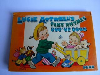 Vintage Lucie Attwell,  S Tiny Rhymes Pop Up Book