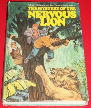 1971 Alfred Hitchcock & The 3 Investigators - - Mystery Of The Nervous Lion 16/hc