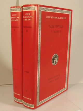 Suetonius vol 1 & 2 Loeb Classical Library 31 & 38 John C.  Rolfe Latin & English 3