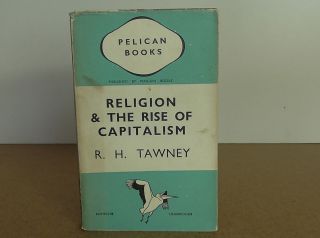 Vintage Pelican Book A23 " Religion & The Rise Of Capitalism " By R.  H.  Tawney 1st