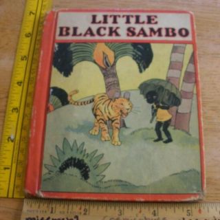 Little Black Sambo Gingerbread Man 1935 Rand Mcnally Book Hardcover