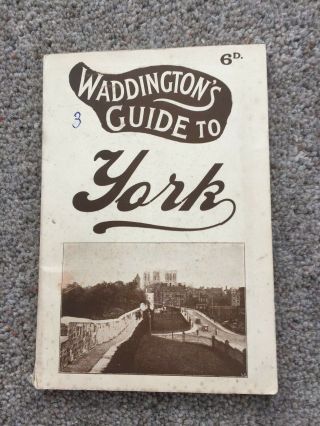 Vintage Guide Book,  Waddington 
