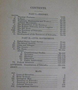 The History and Government of Nebraska by Barrett Indians Territory Traders 1892 6