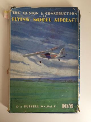 Vintage Book The Design & Construction Of Fyling Model Aircraft Da Russell