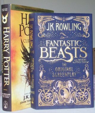 J.  K.  Rowling Harry Potter And The Cursed Child / Fantastic Beasts 1st/1st Ed.  Hb