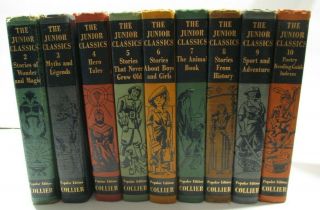 1948 Colliers Junior Classics: The Young Folks Shelf Of Books Hard Cover - 2 - 10