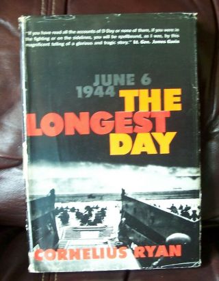 Cornelius Ryan The Longest Day Hbdj D - Day Wwii