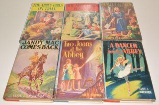 Elsie J Oxenham 6 X Abbey Girls Books Trial Play Up Maid Jandy Mac Two Joans Etc