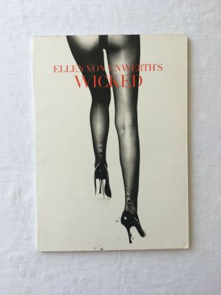Ellen Von Unwerth “wicked” Adriana Lima Photo Art Book Nudes Black White Fashion