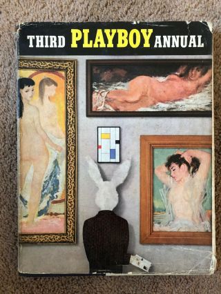 1957 - Third Playboy Annual Hardcover Book W/ Dust Jacket Entertainment For Men