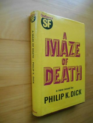Philip K Dick A Maze Of Death - 1972 1st Uk Gollancz Hbk - Ex - Library