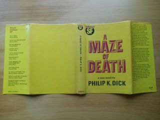 PHILIP K DICK A Maze of Death - 1972 1st UK Gollancz Hbk - ex - library 2
