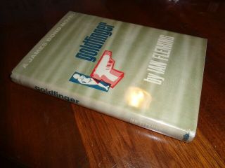 1959 Goldfinger Ian Fleming James Bond Us Hardcover Book Club Edition Guc No Ink
