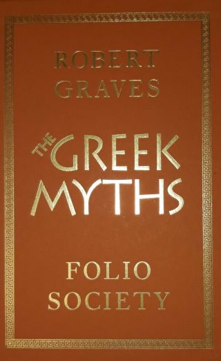 The Greek Myths By Robert Graves - Folio Society - 2 Volumes W/slipcase