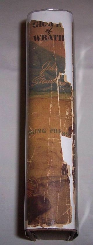 The Grapes of Wrath 10th Printing 1939 hardcover with dust jacket John Steinbeck 3