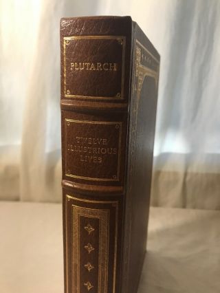 Franklin Library Twelve Illustrious Lives Plutarch 100 Greatest All Time Leather 2
