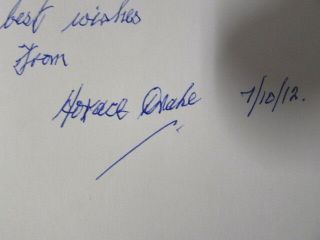 SIGNED ONCE UPON A TIME IN ABERKENFIG HORACE DRAKE HARDBACK WITH DUSTCOVER 2