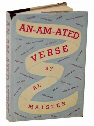 Al Maister / An - Am - Ated Verse First Edition 1946 129320