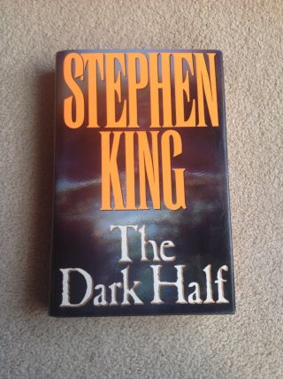 Stephen King The Dark Half True 1st Us Edition 1st Printing Hardback/dustwrapper