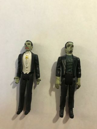 Dracula And Frankenstein Vintage Figure