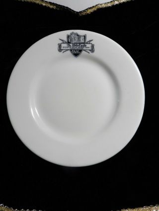 Vintage/rare White Castle " Emblem " 6.  75 Dia.  Plate By Mayer