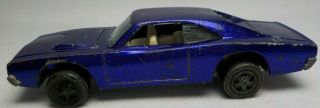 Vintage Hot Wheels Redline 1968 Mattel Custom Dodge Charger Car Purple