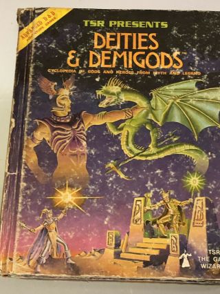 Vintage 1980 Advanced Dungeons & Dragons Deities & Demigods Cyclopedia Book 3