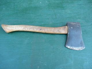 Vintage Tool Axe Hatchet 16 " Long Wooden Handle With 3,  " Blade