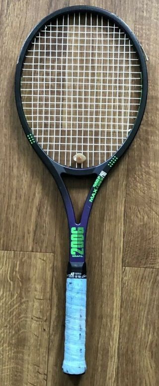 Vintage Dunlop Grafil Max 200g Pro Injection Moulded Tennis Racquet 4.  1/2 Grip